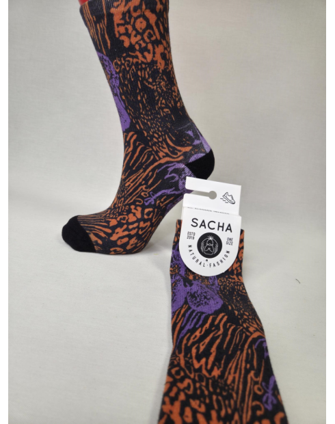 CALCETIN ALGODON IMPRESION 3D MUJER