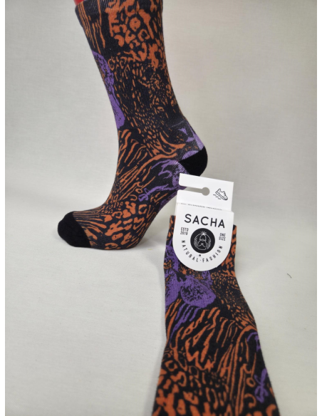 CALCETIN ALGODON IMPRESION 3D MUJER