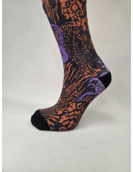 CALCETIN ALGODON IMPRESION 3D MUJER