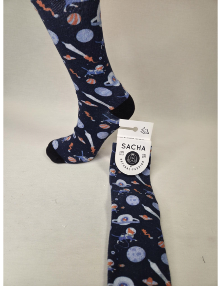 CALCETIN ATREVIDO DE MUJER CON PLANETAS