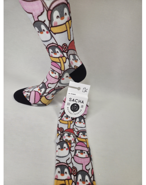 CALCETINES UNICOS DE MUJER BAMBU CON...