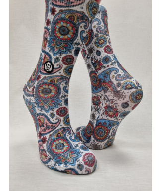 CALCETINES LUREX CACHEMIR...