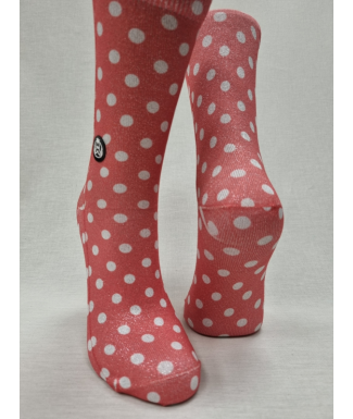 CALCETINES LUREX POS ROSA