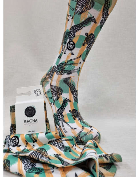 CALCETINES CEBRAS Y JIRAFAS